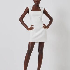French Connection Whisper Ruth Square Neck Dress